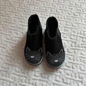 Tucker + Tate Black Cat Face Kids Shoes